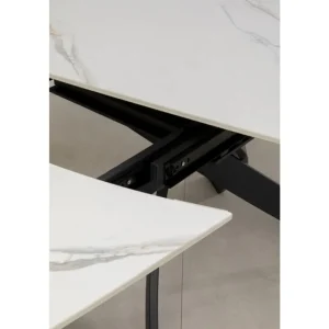 KARE Design Mesa extensível Twist Black Onyx 120(30+30)x90 cm Discount