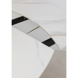 KARE Design Mesa extensível Twist Black Onyx 120(30+30)x90 cm Discount
