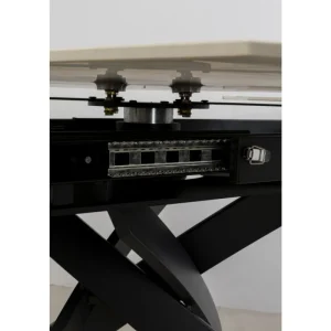 KARE Design Mesa extensível Twist Black Onyx 120(30+30)x90 cm Discount