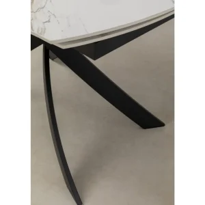 KARE Design Mesa extensível Twist Black Onyx 120(30+30)x90 cm Discount