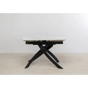 KARE Design Mesa extensível Twist Black Onyx 120(30+30)x90 cm Discount
