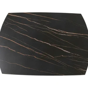 KARE Design Mesa Extensível Twist Preta 120(30+30)x90 cm Fashion