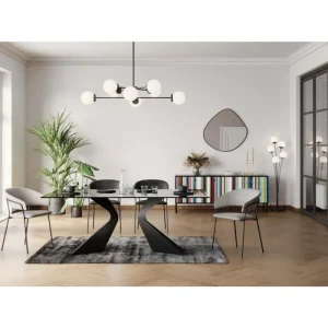 KARE Design Mesa Gloria Black 200x100 cm Hot