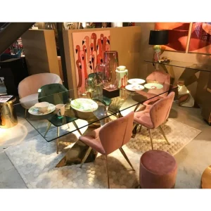 KARE Design Mesa Gloria dourada 200x100cm Sale