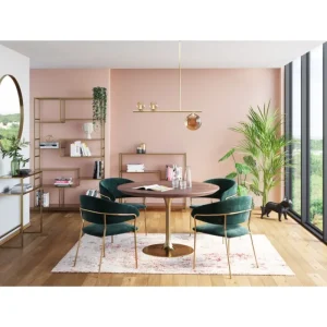 KARE Design Mesa Invitation Nogueira/Latão Ø90cm Discount