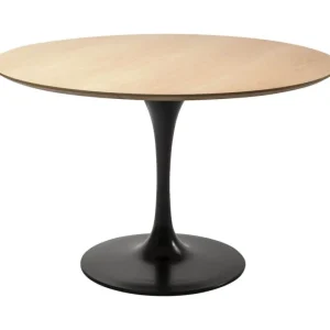 KARE Design Mesa Invitationt Oak Preto Ø120cm Hot