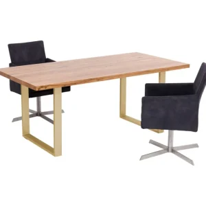 KARE Design Mesa Jackie Oak Brass 160x80 Sale