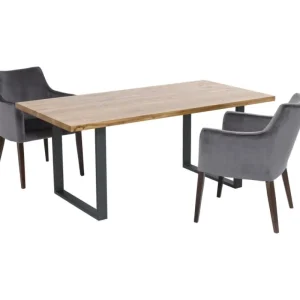 KARE Design Mesa Jackie Oak Crude Steel 160x80 Online