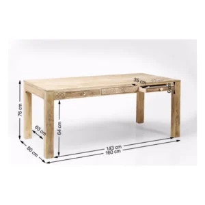 KARE Design Mesa Puro Plain 160x80cm Sale