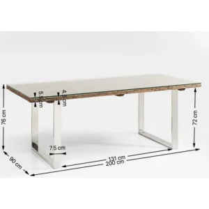 KARE Design Mesa Rustico 200x90cm New