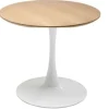 KARE Design Mesa Schickeria Carvalho/Branco Ø110cm Best