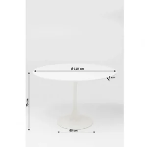 KARE Design Mesa Schickeria Ø110cm New