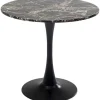 KARE Design Mesa Schickeria look marbre noir Ø80 cm Best
