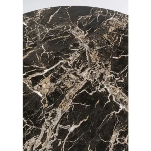 KARE Design Mesa Schickeria Marbleprint Preta Ø110cm Sale