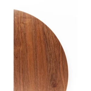 KARE Design Mesa Schickeria Nogueira/Preto Ø80cm Sale