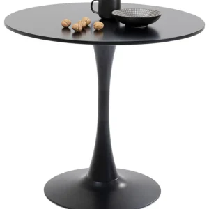 KARE Design Mesa Schickeria Preto Ø80cm Fashion