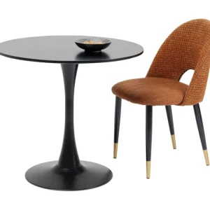 KARE Design Mesa Schickeria Preto Ø80cm Fashion