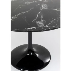 KARE Design Mesa Solo Marble Preto Ø 110cm Sale