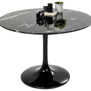 KARE Design Mesa Solo Marble Preto Ø 110cm Sale