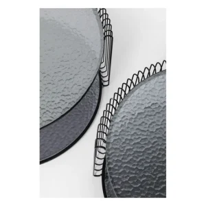 KARE Design Mesas de centro Double Bubble em arame preto conjunto de 2 Best