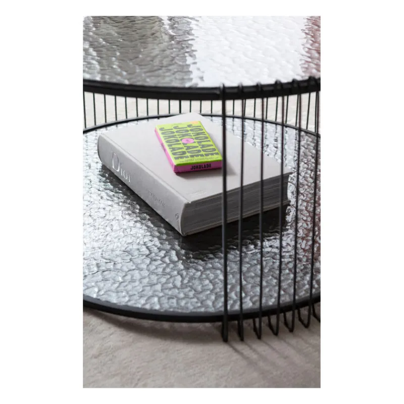 mesas_de_centro_double_bu_2.webp KARE Design Mesas de centro Double Bubble em arame preto conjunto de 2 Best