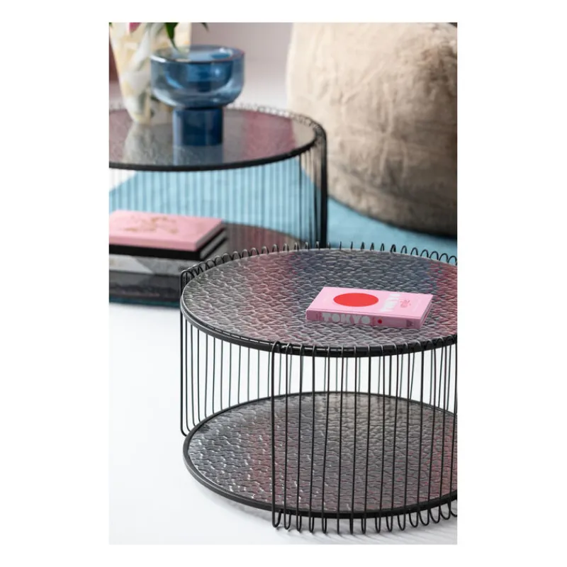 mesas_de_centro_double_bu_4.webp KARE Design Mesas de centro Double Bubble em arame preto conjunto de 2 Best