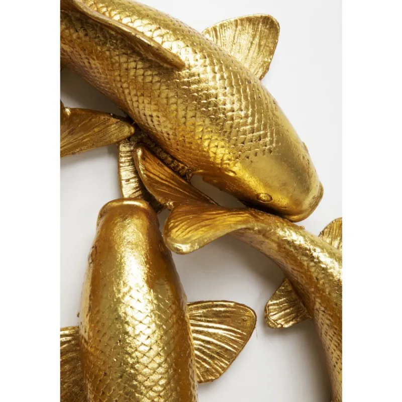 objeto_de_parede_school_o_3.webp KARE Design Objeto de parede School of Koi Gold Ø102 cm Discount