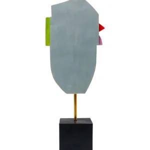 KARE Design Objeto decorativo Abstract Face Multicolour 52 cm Online