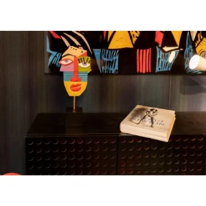 KARE Design Objeto decorativo Abstract Face Multicolour 52 cm Online