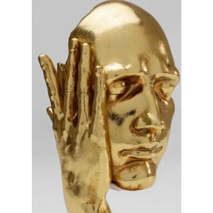 KARE Design Objeto decorativo In my Mind Dourado 30cm Fashion