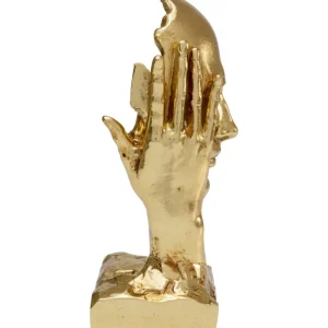 KARE Design Objeto decorativo In my Mind Dourado 30cm Fashion