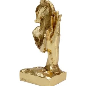 KARE Design Objeto decorativo In my Mind Dourado 30cm Fashion