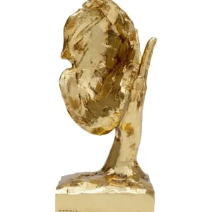 KARE Design Objeto decorativo In my Mind Dourado 30cm Fashion