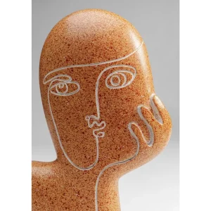 KARE Design Objeto decorativo Thought Brown 27cm Fashion