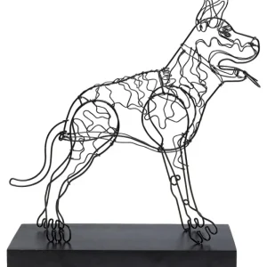 KARE Design Objeto decorativo Wire Attack Dog 36 cm Hot