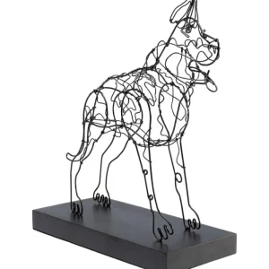 KARE Design Objeto decorativo Wire Attack Dog 36 cm Hot