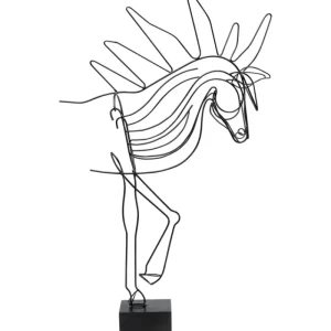 KARE Design Objeto decorativo Wire Horse 51cm Hot