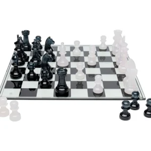 KARE Design Objeto decorativo Xadrez Transparente 60x60 cm Clearance