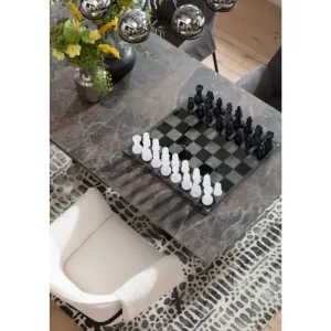 KARE Design Objeto decorativo Xadrez Transparente 60x60 cm Clearance