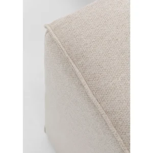 KARE Design Otomana Infinity Semi Elements Cream esquerda 120 cm Clearance