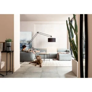 KARE Design Otomana Lucca Elements Grey direita 90 cm Online