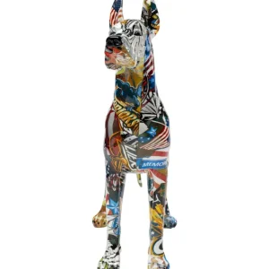 KARE Design Peça Decocativa Great Dane Graffiti Dinamarquês Outlet