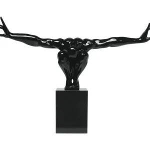 KARE Design Peça Decorativa Athlet Preta Fashion