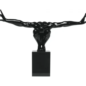 KARE Design Peça Decorativa Athlet Preta Fashion