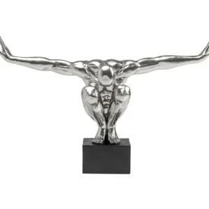 KARE Design Peça Decorativa Athlete XL Prateado Outlet
