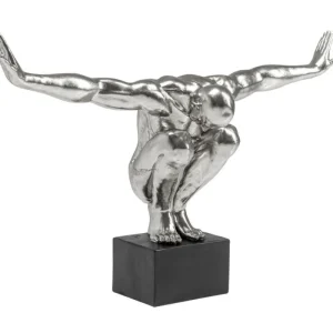 KARE Design Peça Decorativa Athlete XL Prateado Outlet