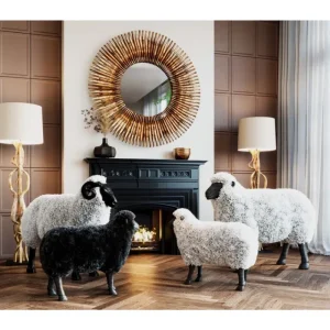 KARE Design Peça decorativa Bathilde Branca 73 cm Discount