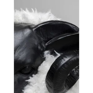 KARE Design Peça Decorativa Bathilde Ram Branco 78 cm Clearance