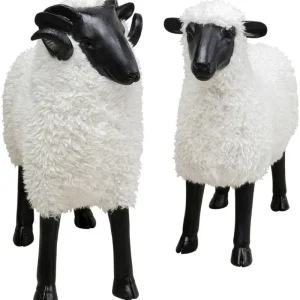 KARE Design Peça Decorativa Bathilde Ram Branco 78 cm Clearance