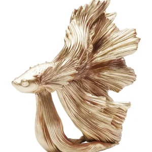 KARE Design Peça Decorativa Betta Fish Gold Small Hot